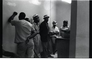 Image inside courthouse during trial related to 1964 civil rights protest
