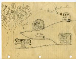 Primary view of object titled '[Graveyard Drawing]'.