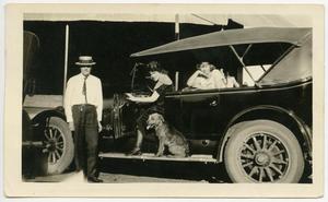 [Beauchamp Siblings With Dog]