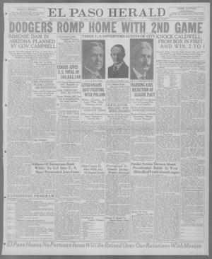 El Paso Herald (El Paso, Tex.), Ed. 1, Thursday, October 7, 1920