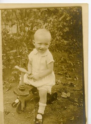 Primary view of object titled '[Toddler George Harris]'.
