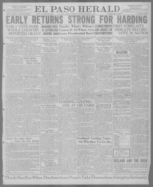 El Paso Herald (El Paso, Tex.), Ed. 1, Tuesday, November 2, 1920