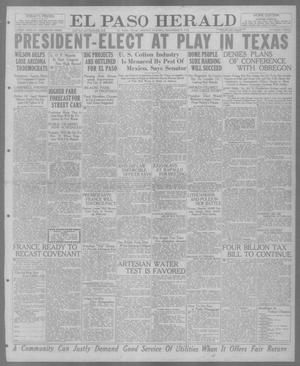 Primary view of object titled 'El Paso Herald (El Paso, Tex.), Ed. 1, Monday, November 8, 1920'.