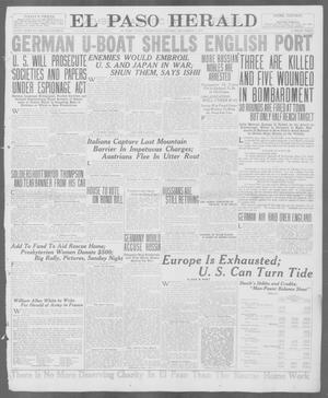 Primary view of object titled 'El Paso Herald (El Paso, Tex.), Ed. 1, Wednesday, September 5, 1917'.
