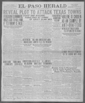 El Paso Herald (El Paso, Tex.), Ed. 1, Monday, September 17, 1917