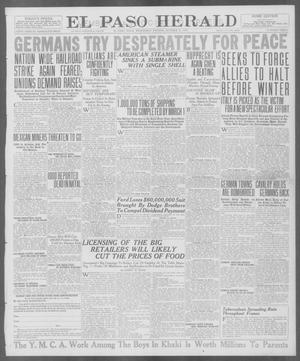 El Paso Herald (El Paso, Tex.), Ed. 1, Wednesday, October 31, 1917