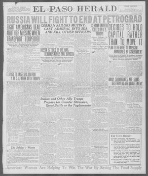 El Paso Herald (El Paso, Tex.), Ed. 1, Friday, November 2, 1917