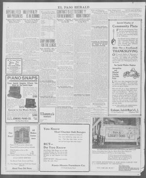 Primary view of object titled 'El Paso Herald (El Paso, Tex.), Ed. 1, Saturday, November 3, 1917'.