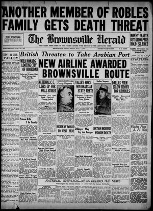 Primary view of object titled 'The Brownsville Herald (Brownsville, Tex.), Vol. 42, No. 266, Ed. 1 Friday, May 4, 1934'.