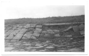 Primary view of object titled '[Damages to Bachman Dam]'.