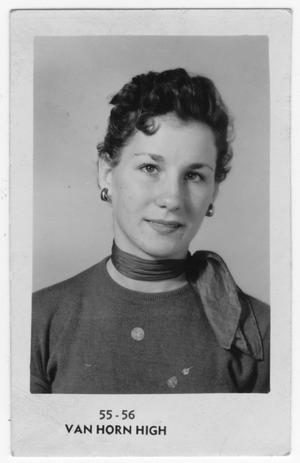 Primary view of object titled '[Photo of Gloria Brooks]'.