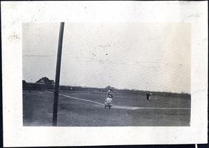 [Baseball game on Simmons College campus]