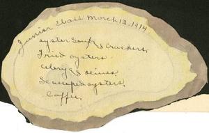 Primary view of object titled '[Invitation to the Junior Class of Simmons College]'.