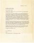 Letter: [Letter from J. D. Sandefer, Jr. to President Herbert Hoover - Septem…
