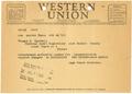 Text: [Telegram from J. Watt Page to T. N. Carswell - July 1, 1942]