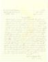 Letter: [Letter from parolee/inmate to T. N. Carswell - May, 13, 1954]