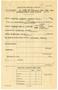 Primary view of [Selective Service System Application for Leave for T. N. Carswell - August 13, 1944]