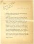 Primary view of [Letter from T. N. Carswell to Governor of Texas - August 4, 1950]