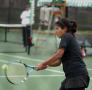 Thumbnail image of item number 1 in: '[Girl Playing Tennis]'.