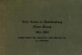 Book: Early Scenes in Hamiltonburg (Three Rivers) 1913-1914