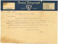 Primary view of [Telegram from Lions International, Chicago, Illinois to T. N. Carswell - May 10, 1930]