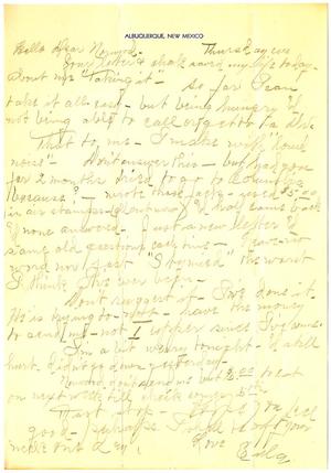 [Letter from Eula Clark to T. N. Carswell]