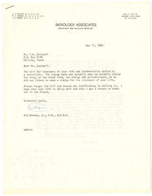 [Letter from W. V. Ramsey, Jr. to T. N. Carswell - May 11, 1965]