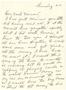 Primary view of [Letter from Maree to T. N. Carswell]