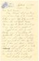 Primary view of [Letter from Ashley Carswell to T. N. Carswell - September 13, 1944]