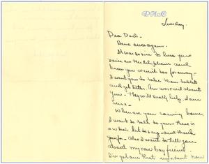 [Letter from Peggy Carswell to T. N. Carswell]