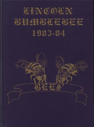 The Bumblebee, Yearbook of Lincoln High School, 1984