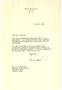 Primary view of [Letter from William A. Blakley to T. N. Carswell - April 21, 1958]