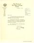 Letter: [Form letter from Senator David Ratliff - December 11, 1961]