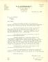 Letter: [Letter from R. H. Johnson to T. N. Carswell - September 16, 1949]