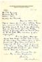 Primary view of [Letter from Thos. W. Peck to T. N. Carswell - November 10, 1938]