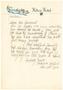 Primary view of [Letter from Mrs. J. M. Radford to T. N. Carswell - December 13, 1942]