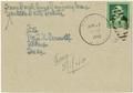 Thumbnail image of item number 1 in: '[Postcard from Sarah Anna Simmons Crane addressed to T. N. Carswell - April 27, 1940]'.