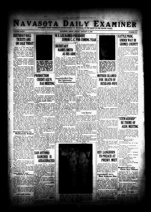 Primary view of Navasota Daily Examiner (Navasota, Tex.), Vol. 36, No. 281, Ed. 1 Friday, January 11, 1935