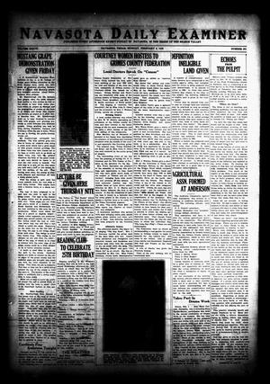 Navasota Daily Examiner (Navasota, Tex.), Vol. 36, No. 301, Ed. 1 Monday, February 4, 1935