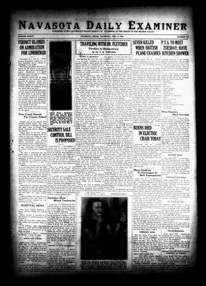 Navasota Daily Examiner (Navasota, Tex.), Vol. 36, No. 312, Ed. 1 Saturday, February 16, 1935