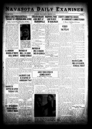 Navasota Daily Examiner (Navasota, Tex.), Vol. 37, No. 1, Ed. 1 Monday, February 18, 1935