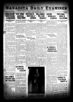 Navasota Daily Examiner (Navasota, Tex.), Vol. 37, No. 9, Ed. 1 Wednesday, February 27, 1935
