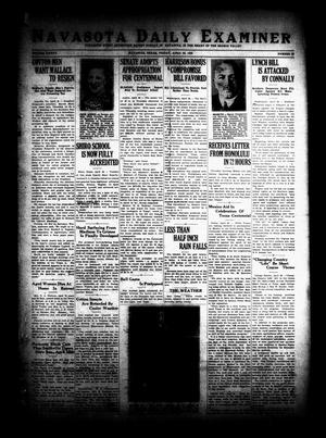 Navasota Daily Examiner (Navasota, Tex.), Vol. 37, No. 59, Ed. 1 Friday, April 26, 1935