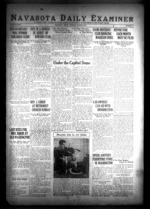 Navasota Daily Examiner (Navasota, Tex.), Vol. 39, No. 13, Ed. 1 Tuesday, March 9, 1937