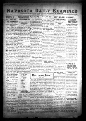 Navasota Daily Examiner (Navasota, Tex.), Vol. 39, No. 55, Ed. 1 Tuesday, April 27, 1937