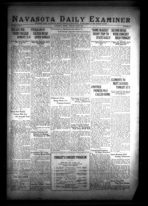 Navasota Daily Examiner (Navasota, Tex.), Vol. 39, No. 60, Ed. 1 Monday, May 3, 1937