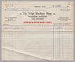 Text: [Invoice for Balance Due to the Voigt Machine Shop, July 1965]