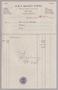 Text: [Invoice for Bill Rendered by A-B-C Racket Store, October 1948]
