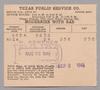 Thumbnail image of item number 1 in: 'Texas Public Service Co. Monthly Statement (20-45): September 1948'.