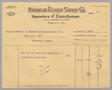 Primary view of [Invoice for Sprinklers from American Florist Supply Co.]